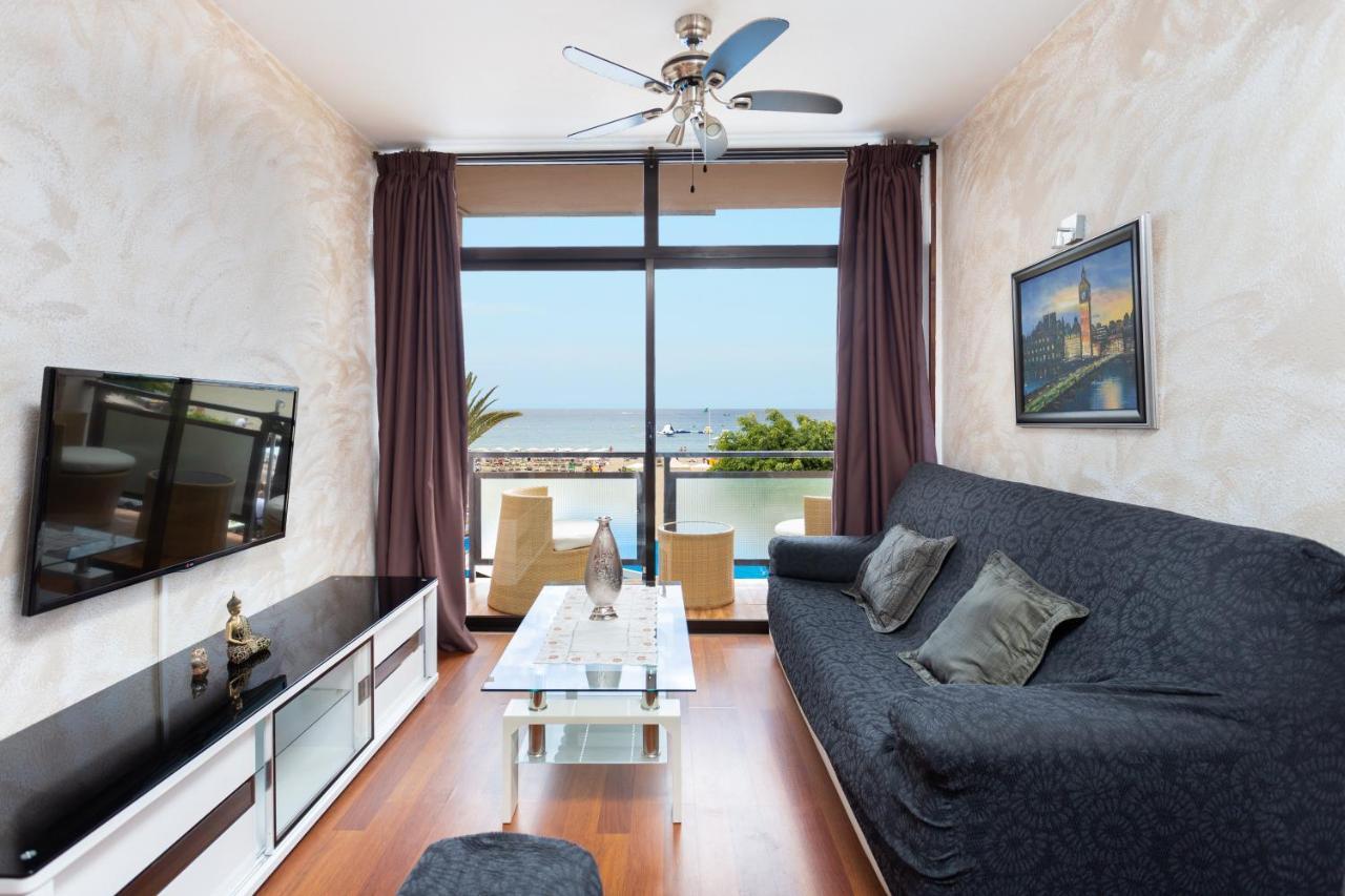 Apartamento En Primera Linea De Playa Con Aire Acondicionado Arona  Esterno foto